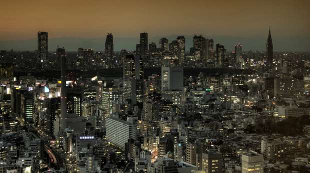 Tokyo skyline by tokyoform, Flickr
