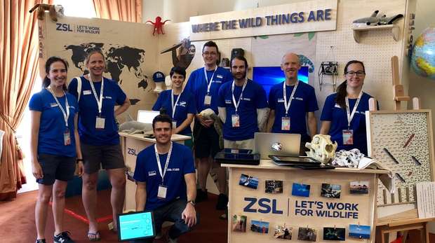Where the Wild Things Are stand at the Royal Society Summer Science Exhibition