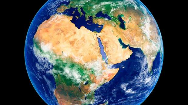 Earth - Africa and the Middle East