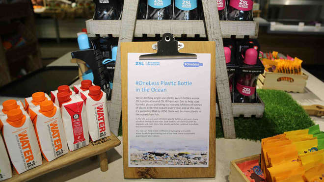 We no longer sell single-use plastic water bottles in our Zoos