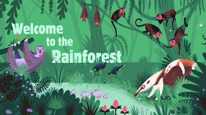 ZSL London Zoo Rainforest Mural