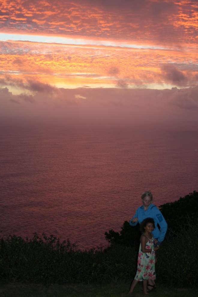 Sunset at the Highest Point with Jo and Cushana