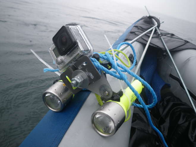 GoPro Camera for Kayak Survey of Kelp