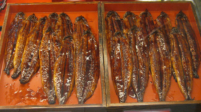 Kabayaki - gutted fillets of eel