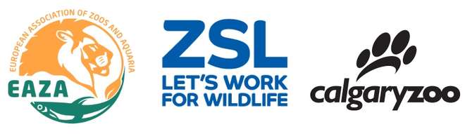 EAZA, ZSL and Calgary Zoo logos