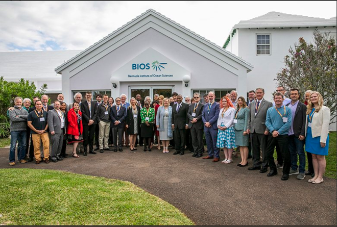 2019 Mar. SSC group photo. BIOS, Bermuda. Sargasso Sea Commission Twitter photo.png