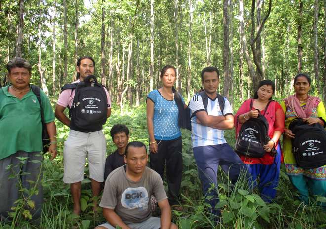 Community-Based Anti-Poaching Unit on patrol in Nepal