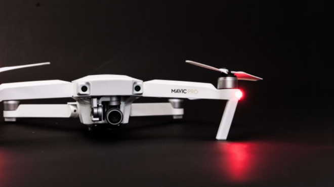 Photo - Product photo of the DJI Mavic Pro - a quadcopter drone