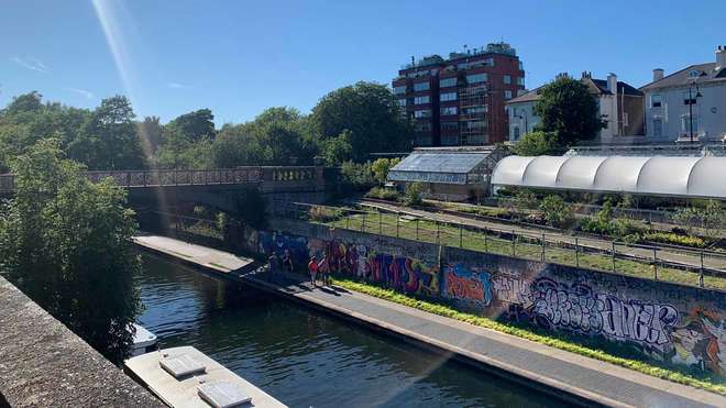 Regent's Canal Graffiti Wall