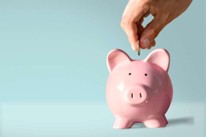Piggy bank. Source: Shutterstock